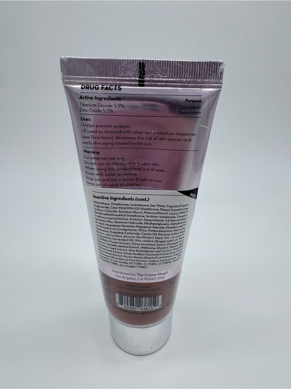 the CRÈME shop CC Crème Moisturizing Foundation - Tan 160 - Picture 3 of 5